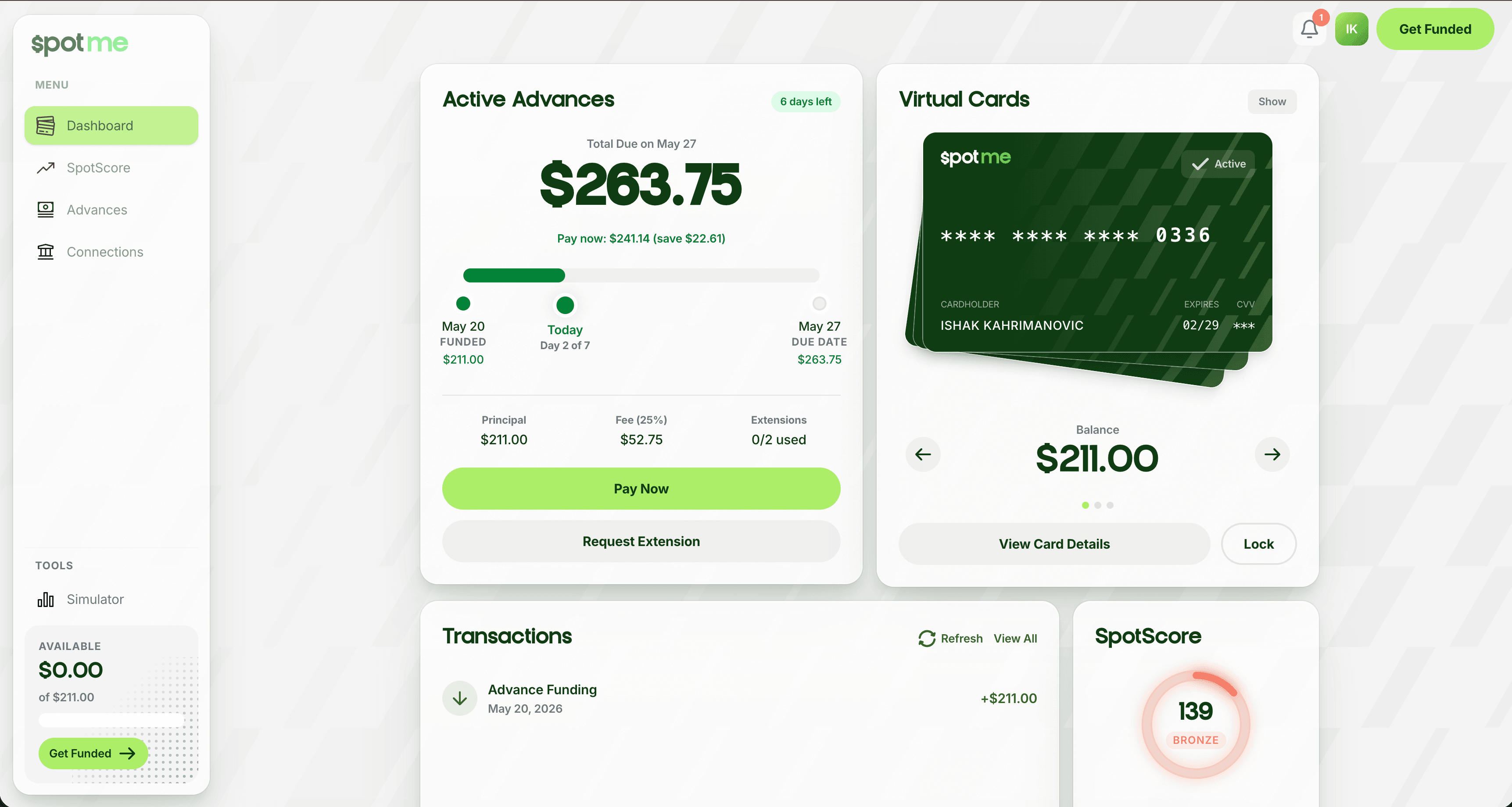 Spot 'em, Need cash for your next position? Get spotted up to $1,000